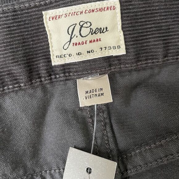 J.CREW Corduroy Pants Men 35 x 32 Slim Fit 484 NEW Straight Leg Stretch G7128 - Picture 10 of 14